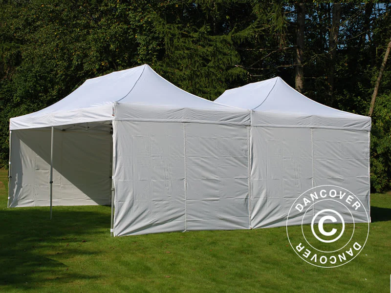 Namiot ekspresowy FleXtents Steel 6x6m Biały, ze 8 ścianami bocznymi - Image 3
