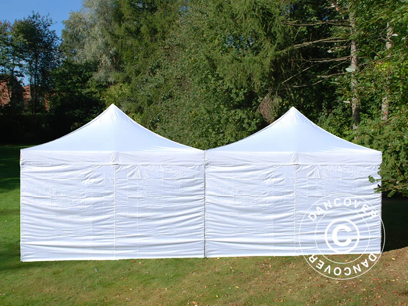 Namiot ekspresowy FleXtents Steel 8x8m Biały, ze 8 ścianami bocznymi - Image 3