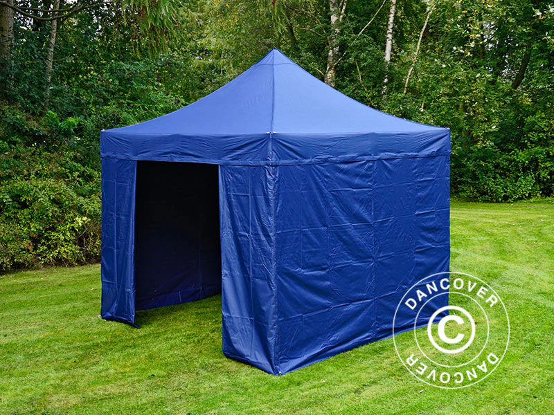 Namiot Ekspresowy FleXtents Xtreme 50 3x3m Ciemny niebieski, mq 4 ściany boczne - Image 5