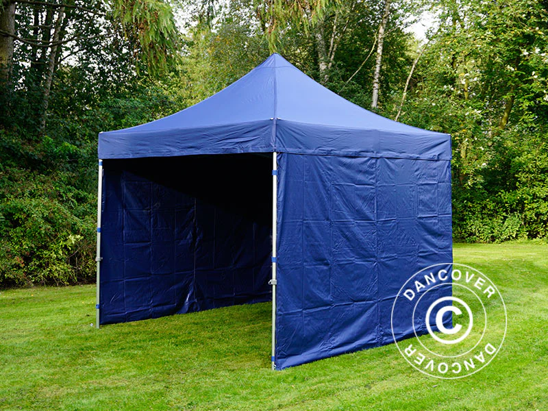 Namiot Ekspresowy FleXtents Xtreme 50 3x3m Ciemny niebieski, mq 4 ściany boczne - Image 7
