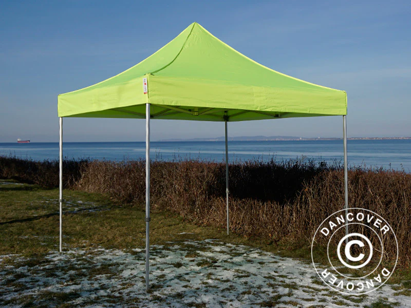 Namiot Ekspresowy FleXtents Xtreme 50 3x3m Jaskrawożółty/zielony, mq 4 ściany boczne - Image 6