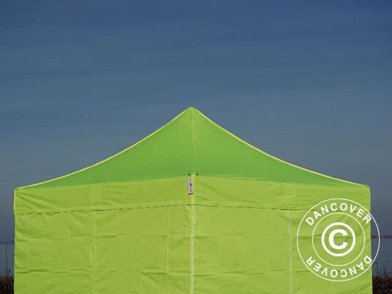 Namiot Ekspresowy FleXtents Xtreme 50 3x3m Jaskrawożółty/zielony, mq 4 ściany boczne - Image 9