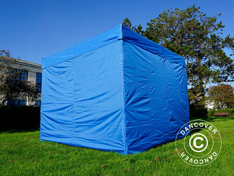 Namiot ekspresowy FleXtents Xtreme 50 3x3m Niebieski, mq 4 ściany boczne - Image 2