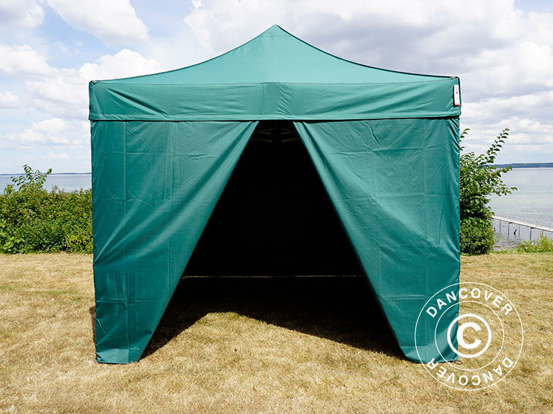 Namiot Ekspresowy FleXtents Xtreme 50 3x3m Zielony, mq 4 ściany boczne - Image 3