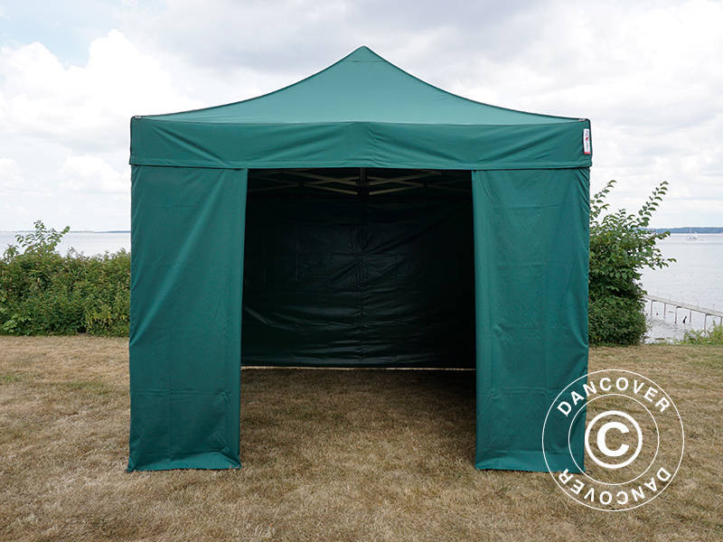Namiot Ekspresowy FleXtents Xtreme 50 3x3m Zielony, mq 4 ściany boczne - Image 9