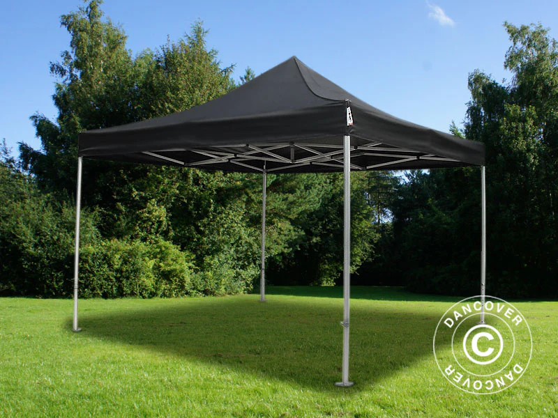Namiot Ekspresowy FleXtents Xtreme 50 4x4m Czarny, Ogniotrwale - Image 3