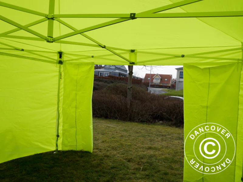 Namiot Ekspresowy FleXtents Xtreme 50 4x4m Jaskrawożółty/zielony, mq 4 ściany boczne - Image 27