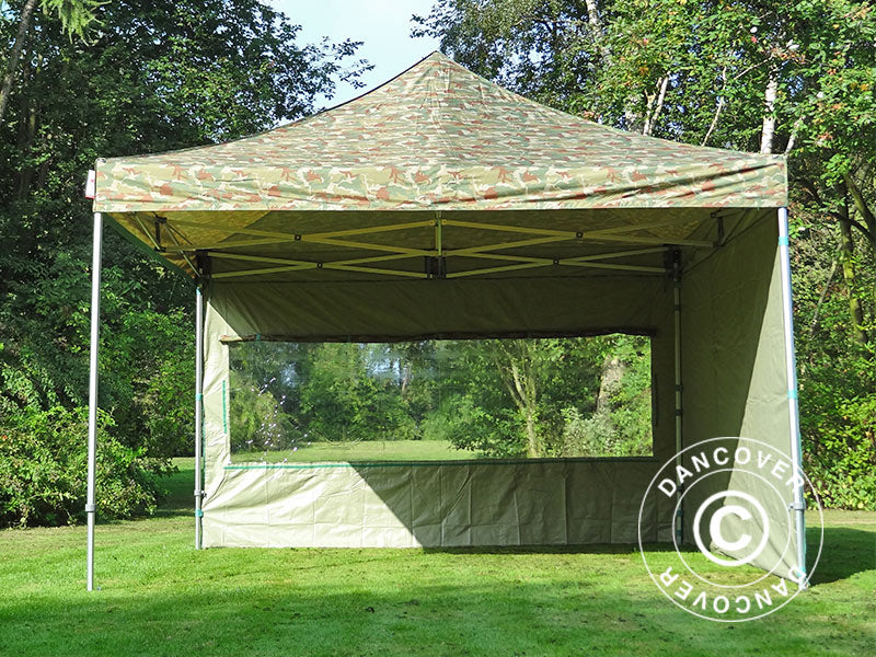 Namiot Ekspresowy FleXtents Xtreme 50 4x4m Kamuflaż/Wojskowy, mq 4 ściany boczne - Image 5