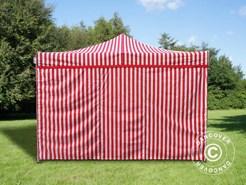 Namiot Ekspresowy FleXtents Xtreme 50 4x4m Pasiasty, 4 ściany boczne - Image 2