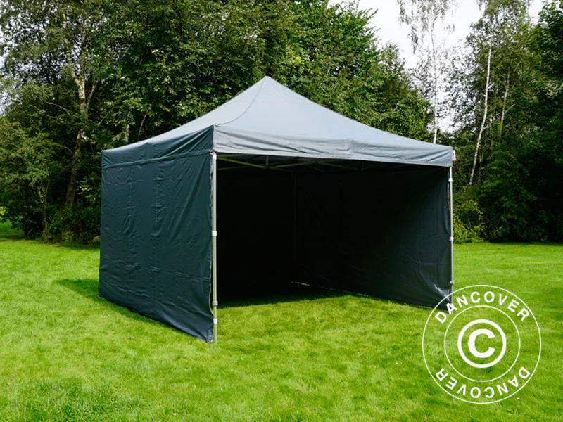 Namiot ekspresowy FleXtents Xtreme 50 4x4m Szary, mq 4 ściany boczne - Image 11