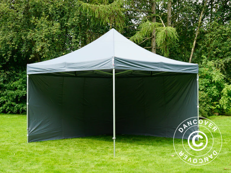 Namiot ekspresowy FleXtents Xtreme 50 4x4m Szary, mq 4 ściany boczne - Image 13