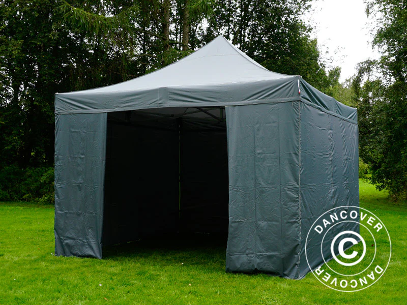 Namiot ekspresowy FleXtents Xtreme 50 4x4m Szary, mq 4 ściany boczne - Image 5