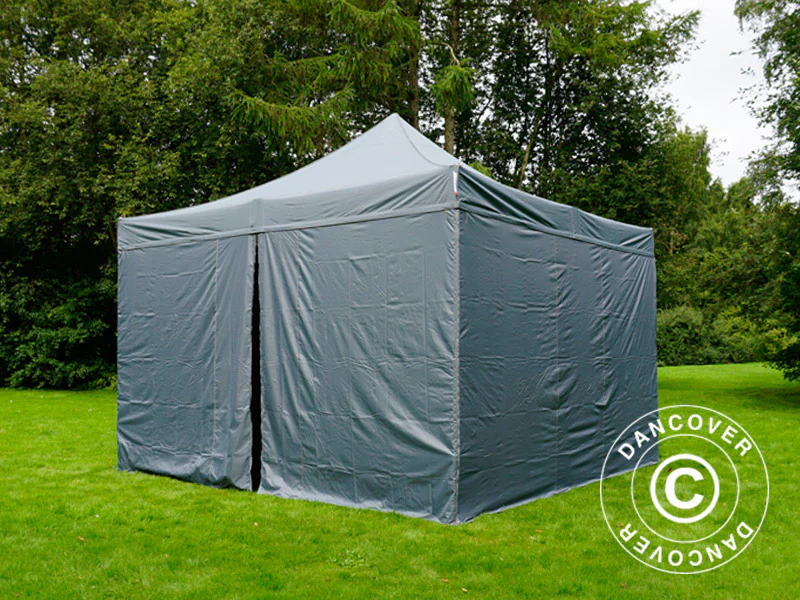 Namiot ekspresowy FleXtents Xtreme 50 4x4m Szary, mq 4 ściany boczne - Image 6