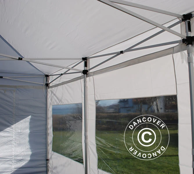 Namiot Ekspresowy FleXtents Xtreme 50 4x6m Biały, Ogniotrwale, mq 8 ściany boczne - Image 8