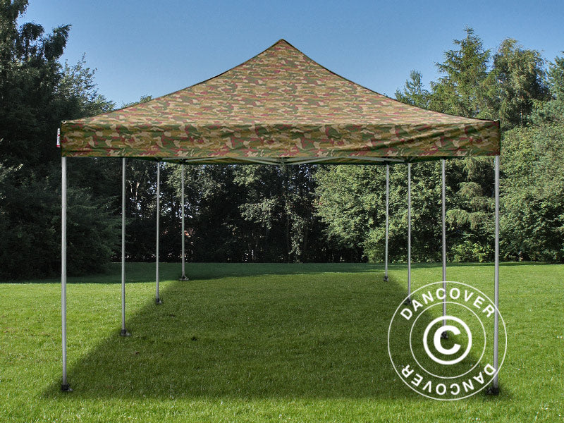 Namiot Ekspresowy FleXtents Xtreme 50 4x6m Kamuflaż/Wojskowy, mq 8 ściany boczne - Image 12