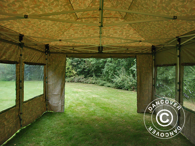 Namiot Ekspresowy FleXtents Xtreme 50 4x6m Kamuflaż/Wojskowy, mq 8 ściany boczne - Image 19