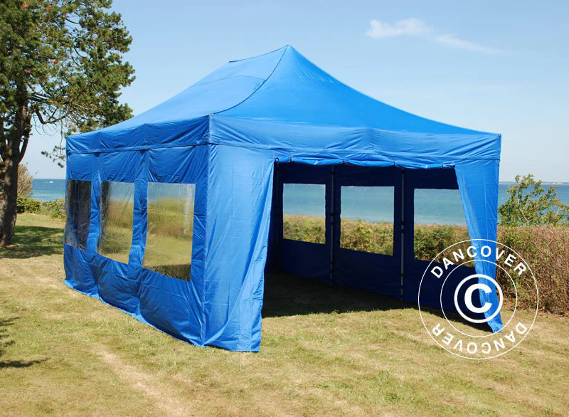 Namiot ekspresowy FleXtents Xtreme 50 4x6m Niebieski, mq 8 ściany boczne - Image 3