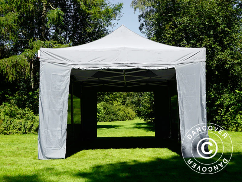 Namiot Ekspresowy FleXtents Xtreme 50 4x6m Szary, mq 8 ściany boczne - Image 11