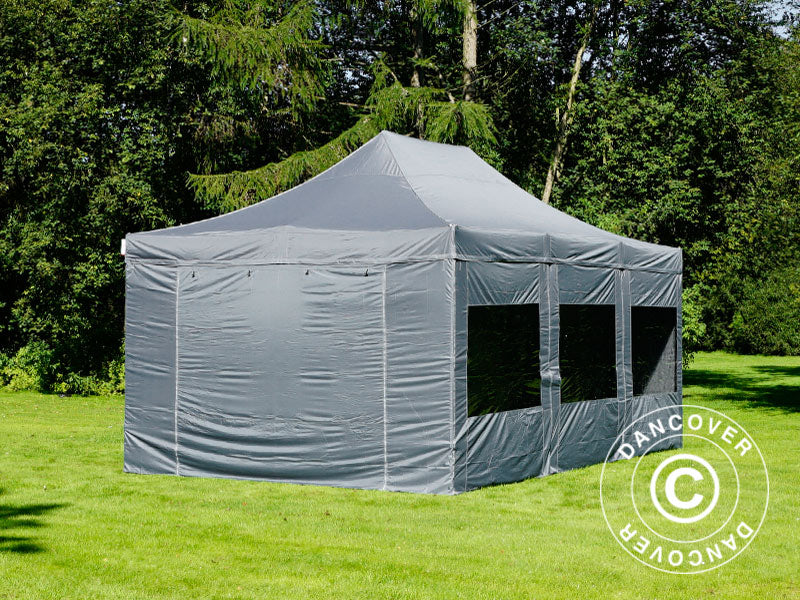 Namiot Ekspresowy FleXtents Xtreme 50 4x6m Szary, mq 8 ściany boczne - Image 21