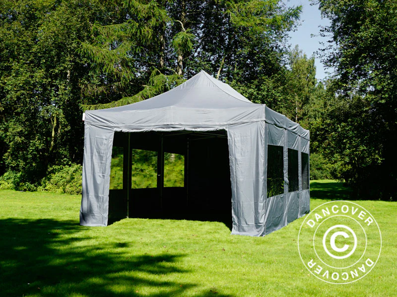 Namiot Ekspresowy FleXtents Xtreme 50 4x6m Szary, mq 8 ściany boczne - Image 24