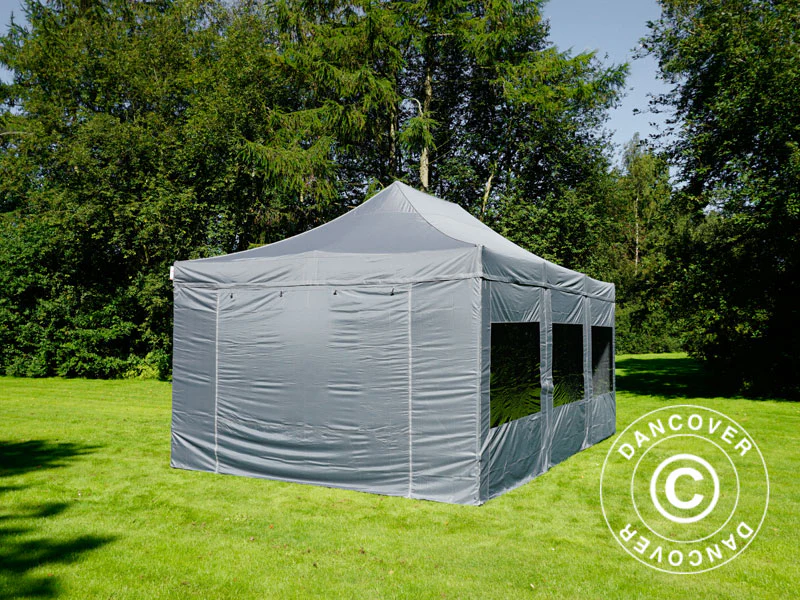 Namiot Ekspresowy FleXtents Xtreme 50 4x6m Szary, mq 8 ściany boczne - Image 25