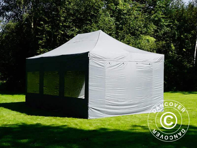 Namiot Ekspresowy FleXtents Xtreme 50 4x6m Szary, mq 8 ściany boczne - Image 34