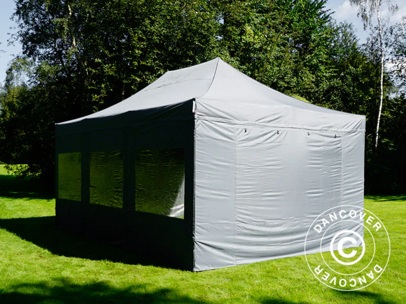 Namiot Ekspresowy FleXtents Xtreme 50 4x6m Szary, mq 8 ściany boczne - Image 36