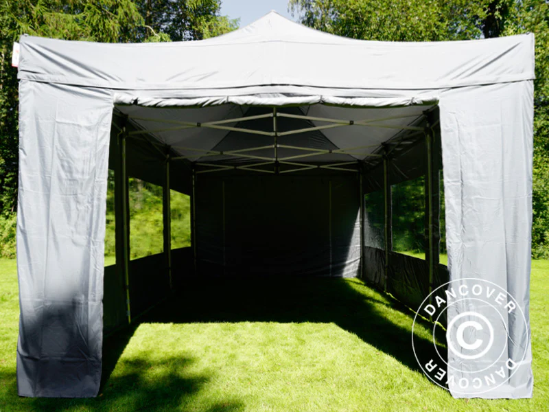 Namiot Ekspresowy FleXtents Xtreme 50 4x6m Szary, mq 8 ściany boczne - Image 37