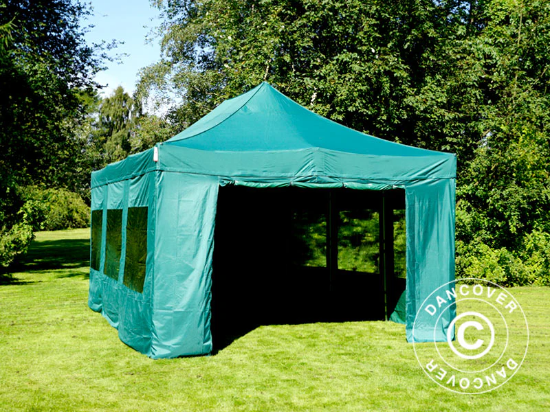 Namiot Ekspresowy FleXtents Xtreme 50 4x6m Zielony, mq 8 ściany boczne - Image 14