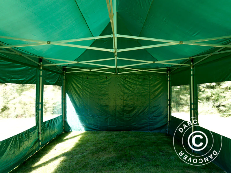 Namiot Ekspresowy FleXtents Xtreme 50 4x6m Zielony, mq 8 ściany boczne - Image 3