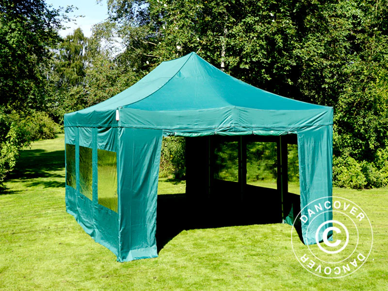 Namiot Ekspresowy FleXtents Xtreme 50 4x6m Zielony, mq 8 ściany boczne - Image 7