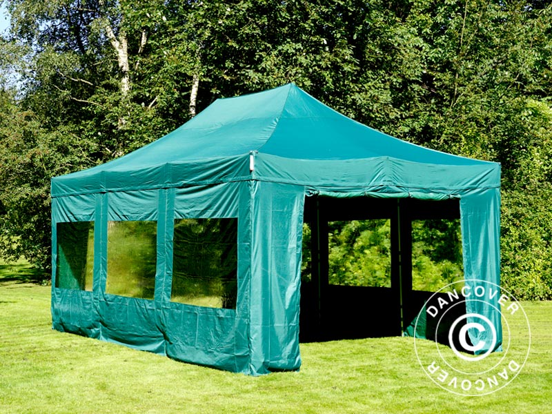 Namiot Ekspresowy FleXtents Xtreme 50 4x6m Zielony, mq 8 ściany boczne - Image 8
