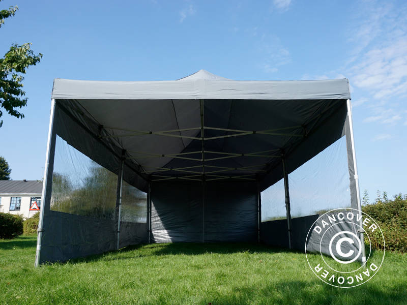 Namiot Ekspresowy FleXtents Xtreme 50 4x8m Szary, mq 6 ściany boczne - Image 12