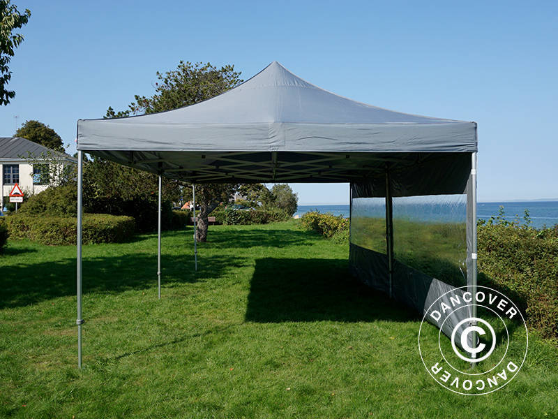 Namiot Ekspresowy FleXtents Xtreme 50 4x8m Szary, mq 6 ściany boczne - Image 17