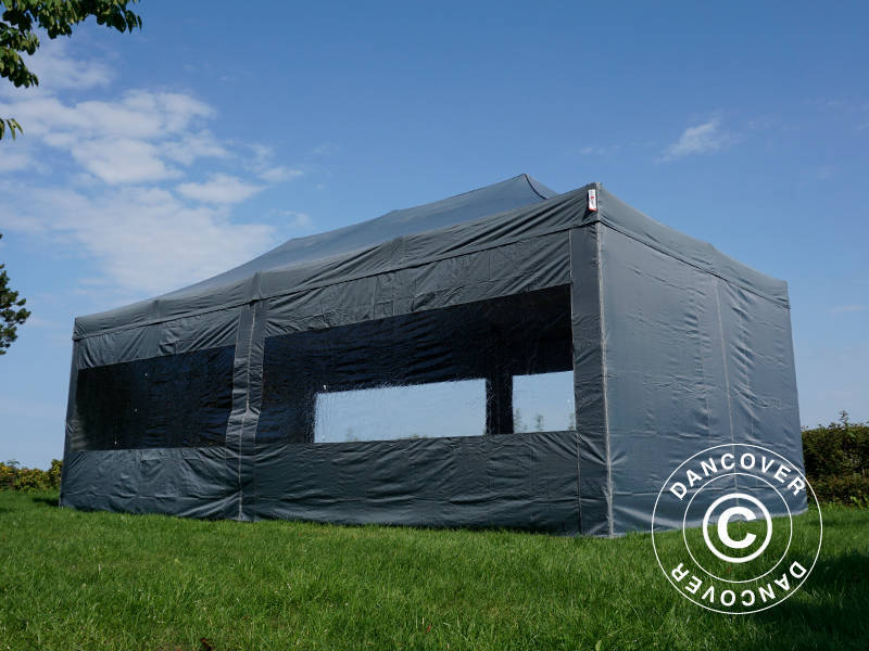 Namiot Ekspresowy FleXtents Xtreme 50 4x8m Szary, mq 6 ściany boczne - Image 18