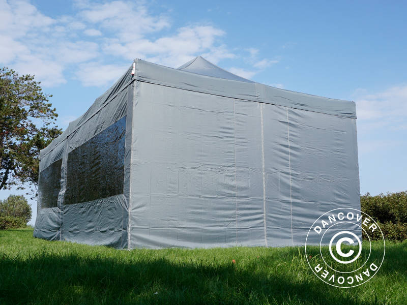 Namiot Ekspresowy FleXtents Xtreme 50 4x8m Szary, mq 6 ściany boczne - Image 19