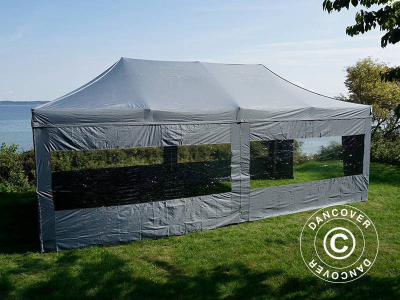 Namiot Ekspresowy FleXtents Xtreme 50 4x8m Szary, mq 6 ściany boczne - Image 21