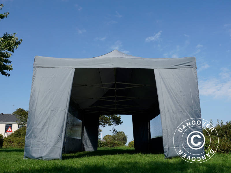 Namiot Ekspresowy FleXtents Xtreme 50 4x8m Szary, mq 6 ściany boczne - Image 25