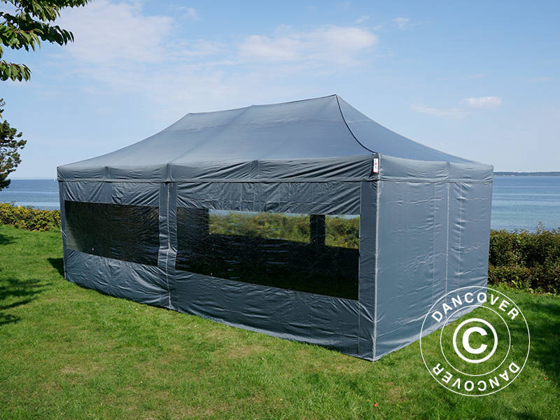 Namiot Ekspresowy FleXtents Xtreme 50 4x8m Szary, mq 6 ściany boczne - Image 31