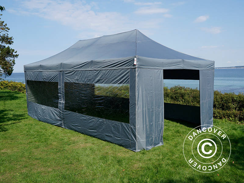 Namiot Ekspresowy FleXtents Xtreme 50 4x8m Szary, mq 6 ściany boczne - Image 35