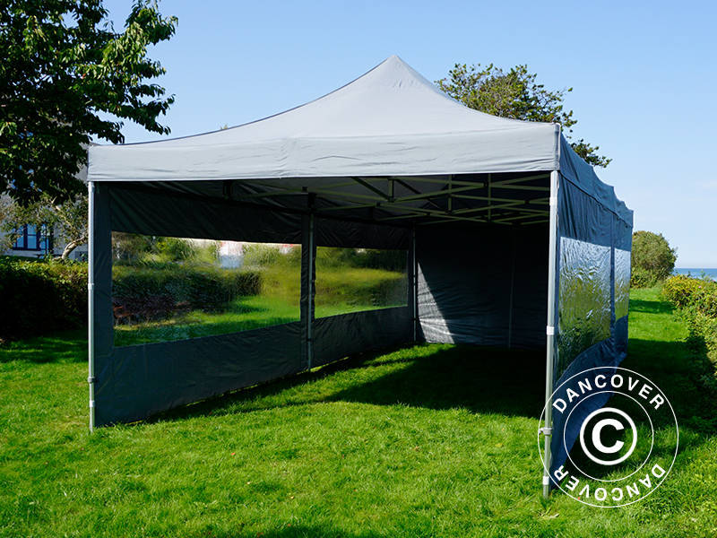 Namiot Ekspresowy FleXtents Xtreme 50 4x8m Szary, mq 6 ściany boczne - Image 36