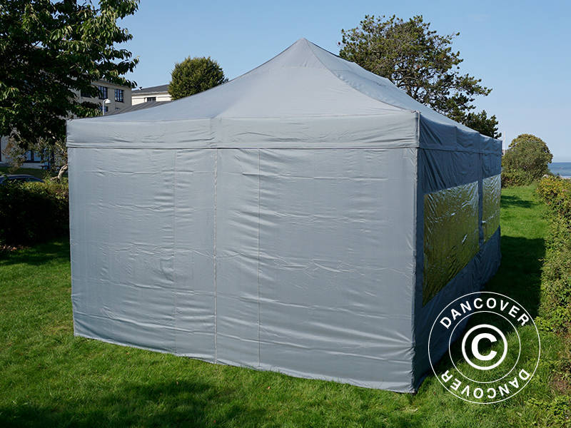 Namiot Ekspresowy FleXtents Xtreme 50 4x8m Szary, mq 6 ściany boczne - Image 41