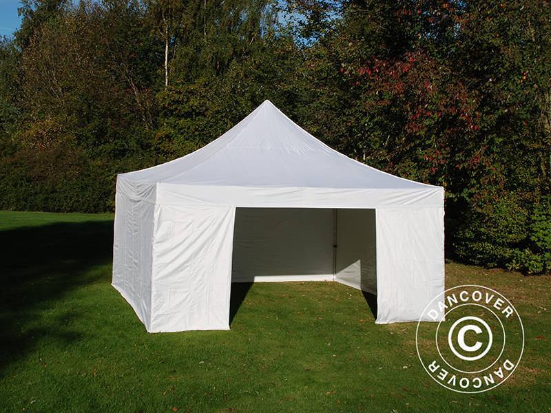 Namiot Ekspresowy FleXtents Xtreme 50 5x5m Biały, mq 4 ściany boczne - Image 5