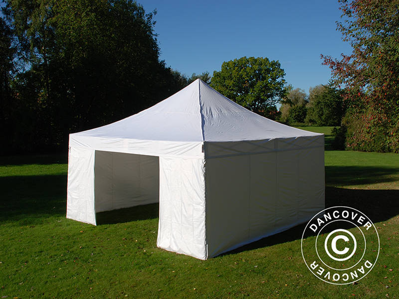 Namiot Ekspresowy FleXtents Xtreme 50 5x5m Biały, mq 4 ściany boczne - Image 6