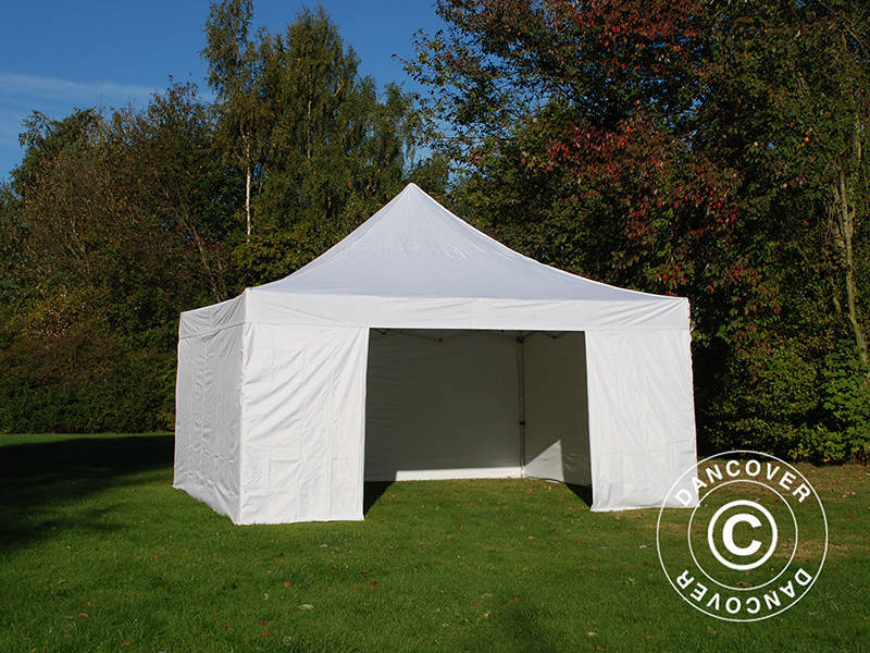 Namiot Ekspresowy FleXtents Xtreme 50 5x5m Biały, mq 4 ściany boczne - Image 7