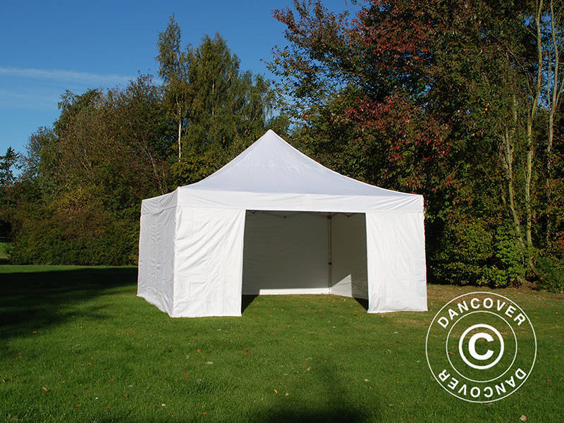 Namiot Ekspresowy FleXtents Xtreme 50 5x5m Biały, mq 4 ściany boczne - Image 9