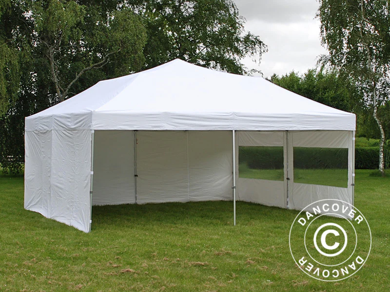 Namiot Ekspresowy FleXtents Xtreme 50 6x6m Biały, mq 8 ściany boczne - Image 4