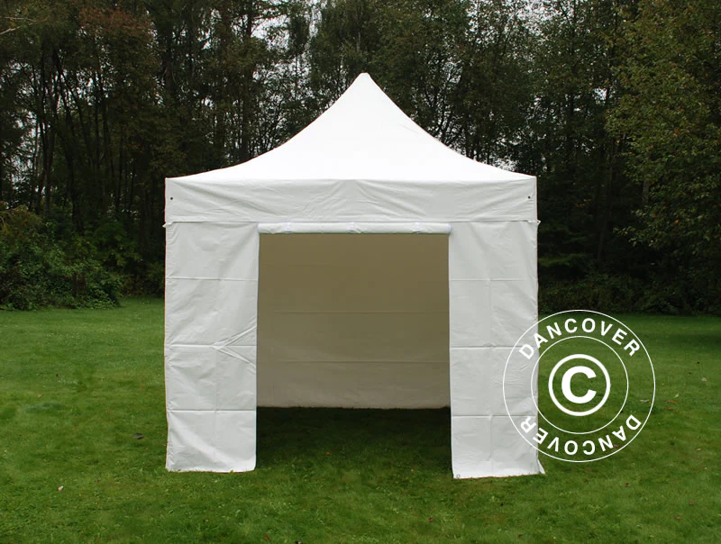 Namiot Ekspresowy FleXtents Xtreme 50 Heavy Duty 3x3m, Biały 4 ściany boczne, Ogniotrwale - Image 2