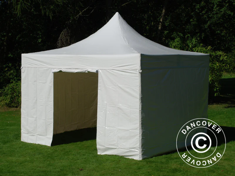 Namiot Ekspresowy FleXtents Xtreme 50 Heavy Duty 4x4m, Biały 4 ściany boczne - Image 17
