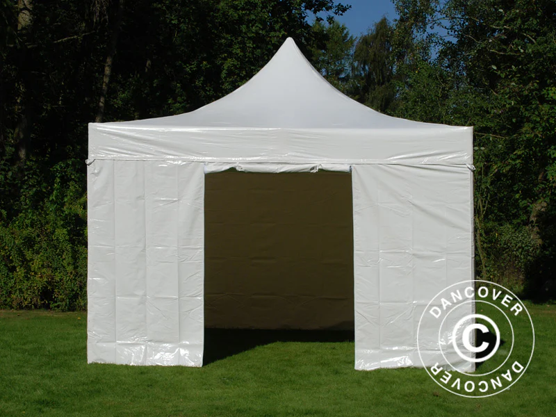 Namiot Ekspresowy FleXtents Xtreme 50 Heavy Duty 4x4m, Biały 4 ściany boczne - Image 2